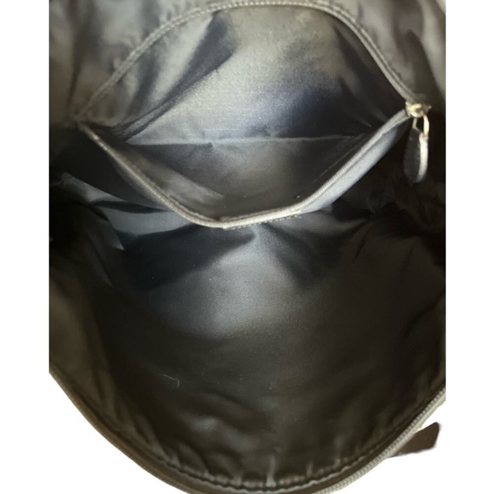 Dior Vintage Black Trotter Monogram Jacquard Crossbody Bag Made In Italy - Picture 9 of 12